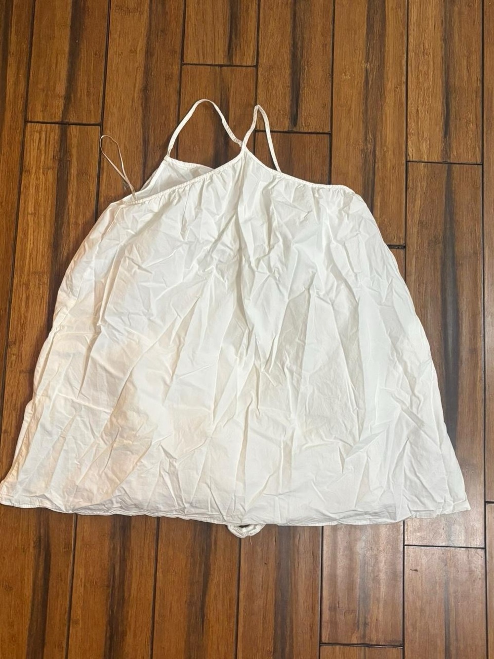 white halter flowy halter top - zara